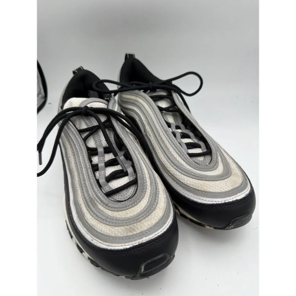 Nike Air Max 97 Black Silver White DM0028-001 Men's Size‎ 11 Sneakers.    1647